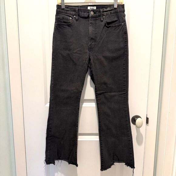 pistola Denim - Pistola Lennon High Rise Crop Boot Jeans, Black, size 30